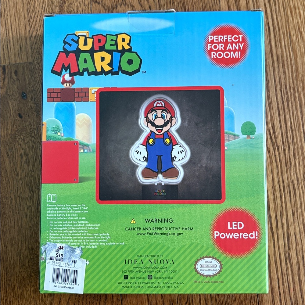 Super Mario LED Neon Light - Multicolor - Picture 2 of 3